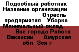 Подсобный работник › Название организации ­ Fusion Service › Отрасль предприятия ­ Уборка › Минимальный оклад ­ 17 600 - Все города Работа » Вакансии   . Амурская обл.,Зея г.